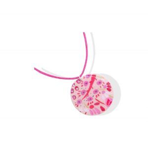 Colgante Abrazo fucsia