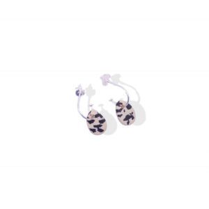 Pendientes Aro Cebra plata
