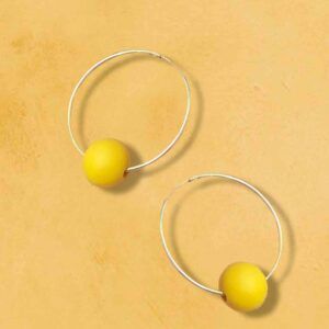 Pendientes Cariño amarillo
