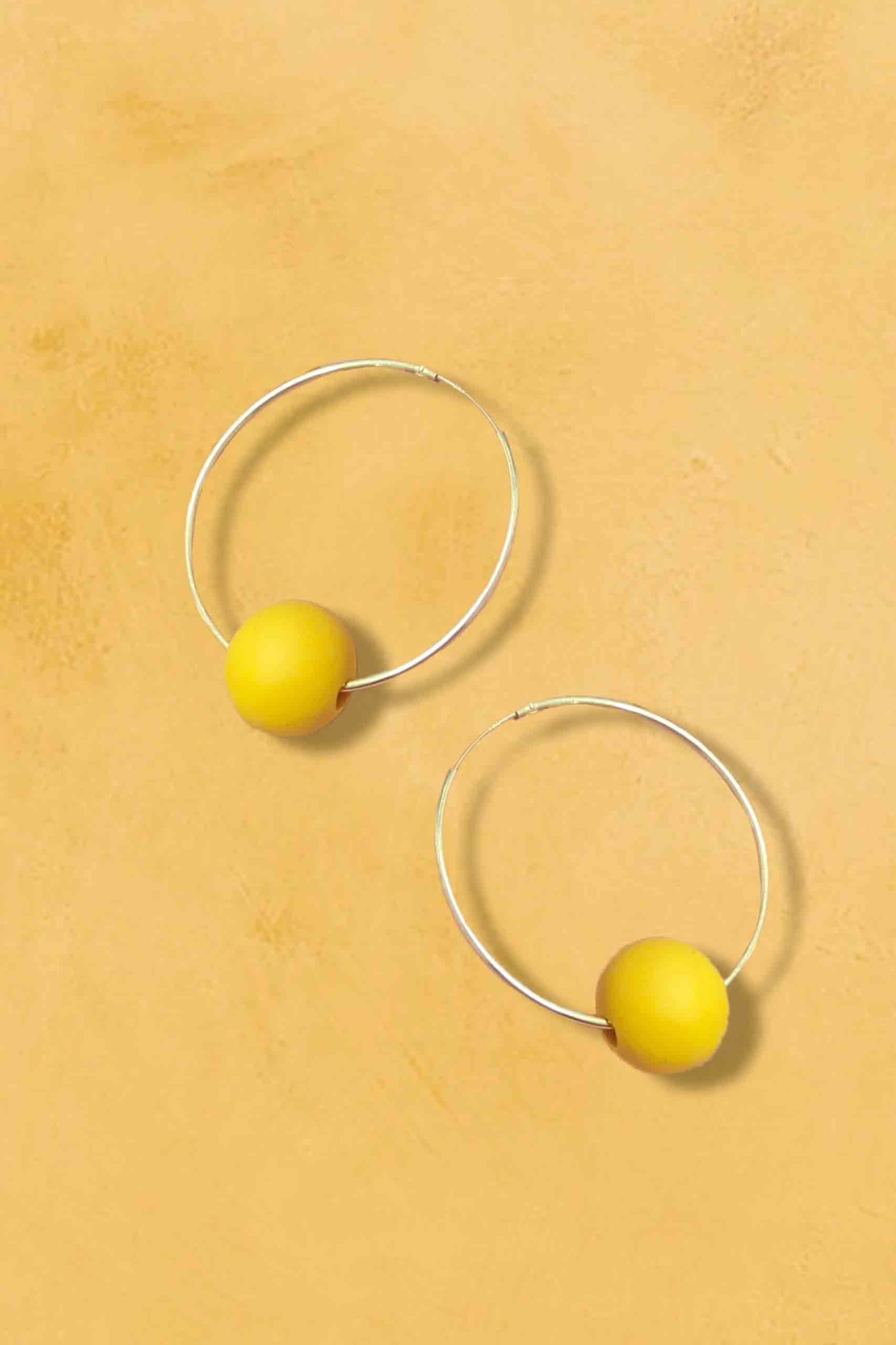 Pendientes Cariño amarillo