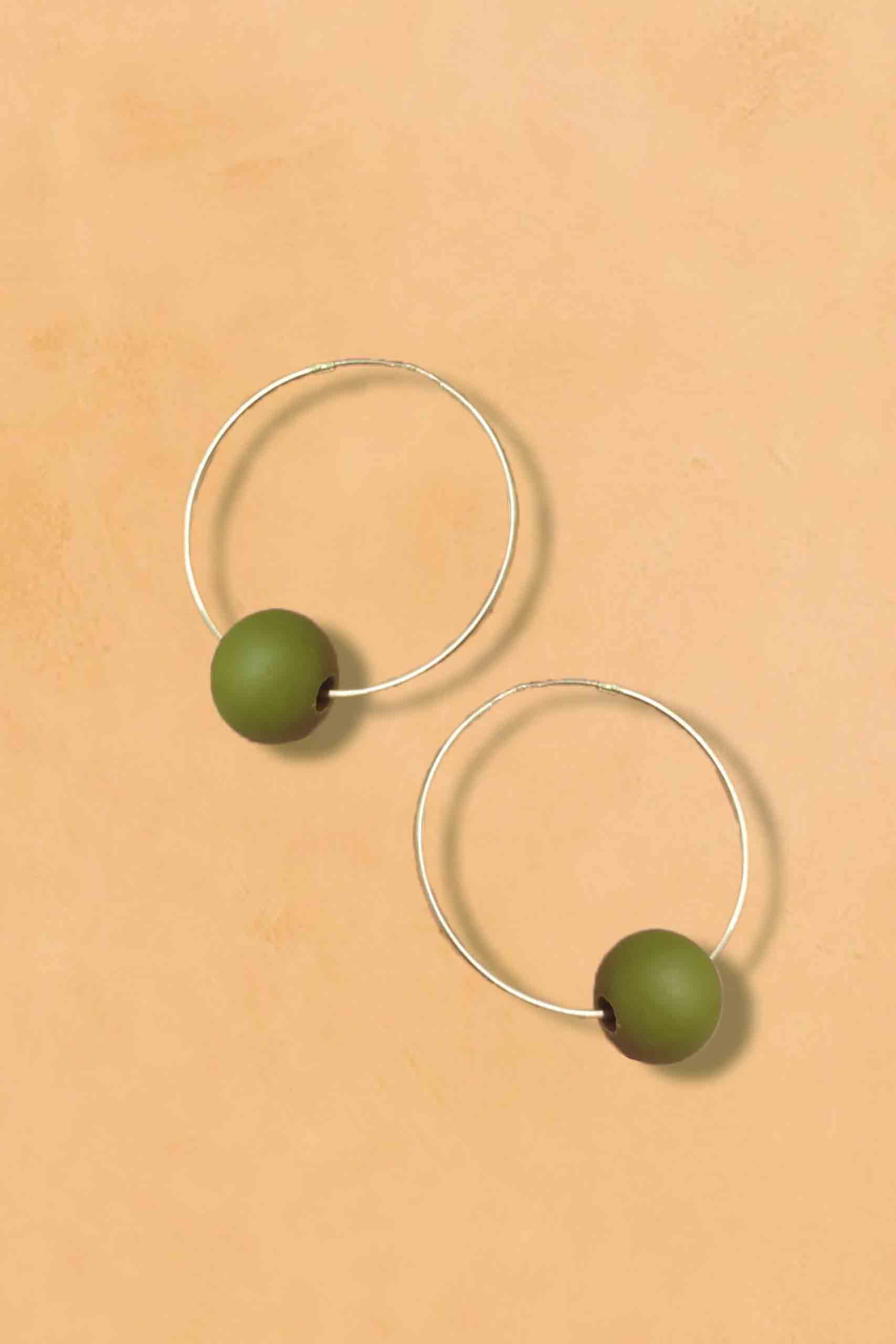 Pendientes Cariño verde