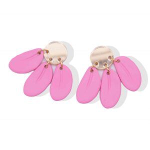 Pendientes Incertidumbre rosa claro Pendientes Incertidumbre rosa claro