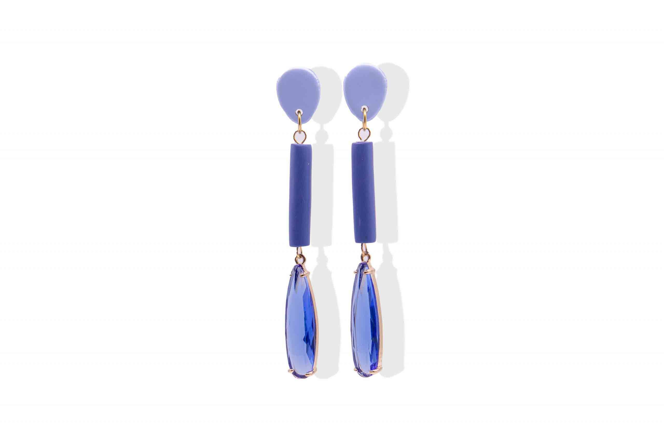 Pendientes Powerful azul