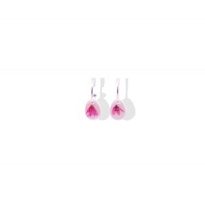 Pendientes Sueños Aro plata rosa Pendientes Sueños Aro plata rosa