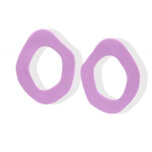 Pendientes Waves Lala malva