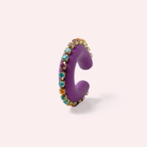 Ear cuff morado
