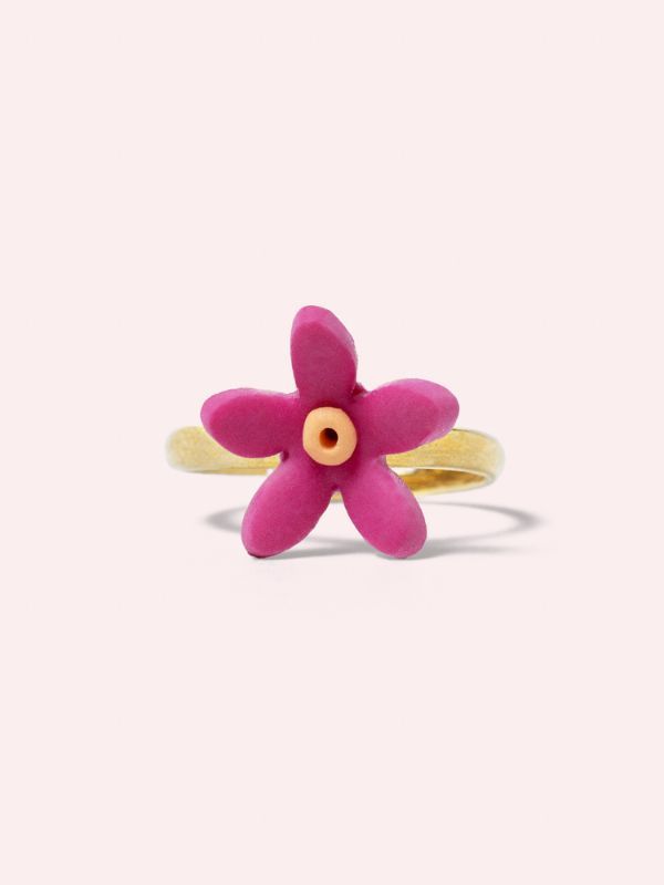 Anillo florecer rosa