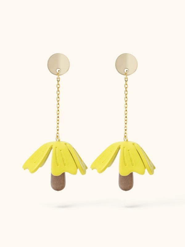 Pendientes Deseo amarillo