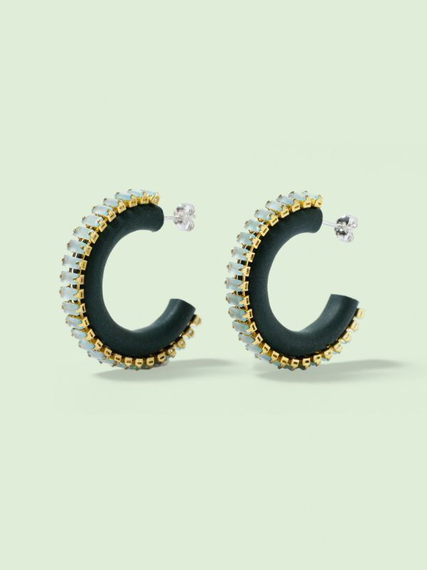 Pendientes Encuentro negro