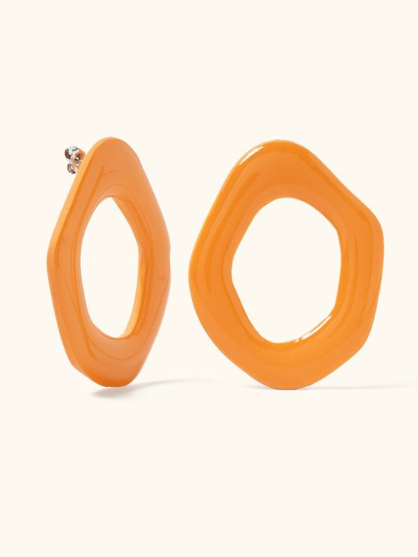 Pendientes Maxiwaves Volver naranja