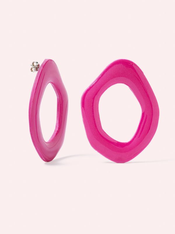 Pendientes Maxiwaves Volver rosa