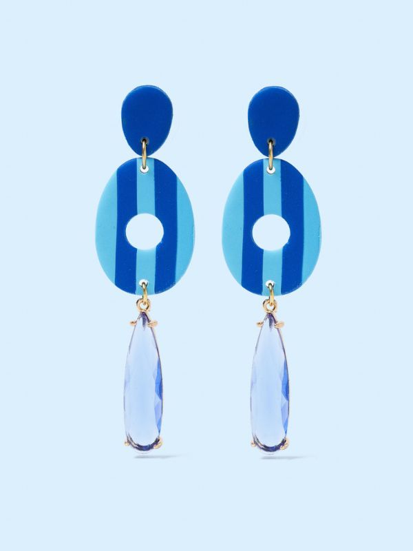 Pendientes Valiente azul