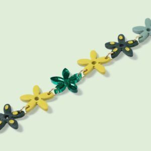 Pulsera flor verde